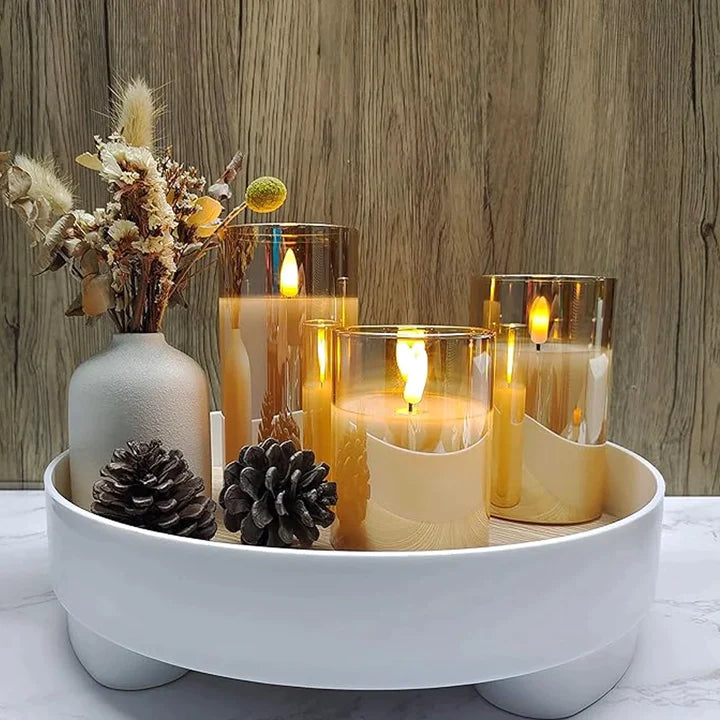 CandleLuxe™ Vlamloze Kandelaar Set
