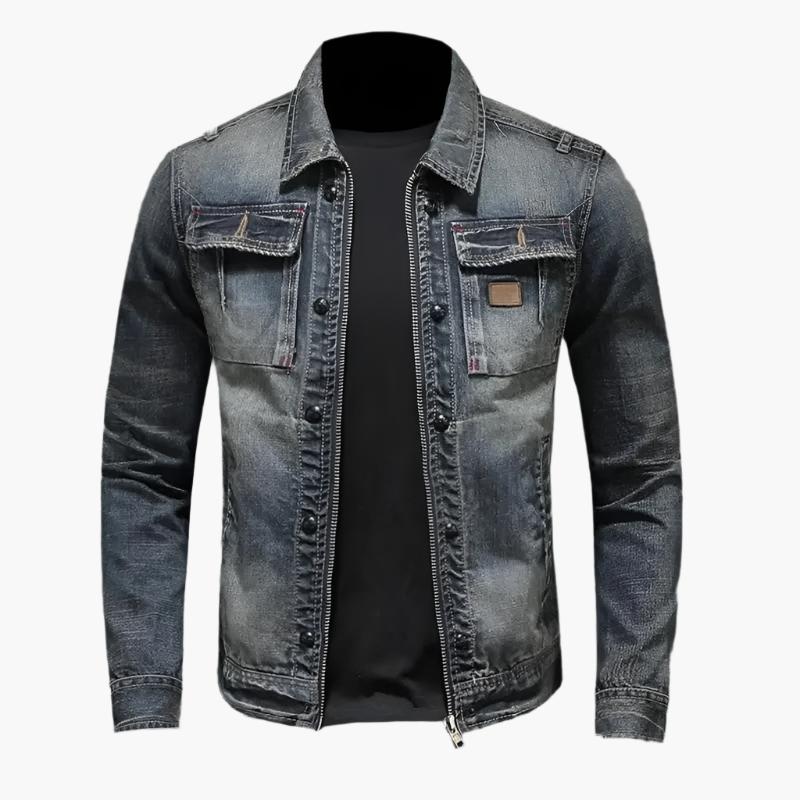 Elias - Modieus en praktisch denim jack met warme binnenkant