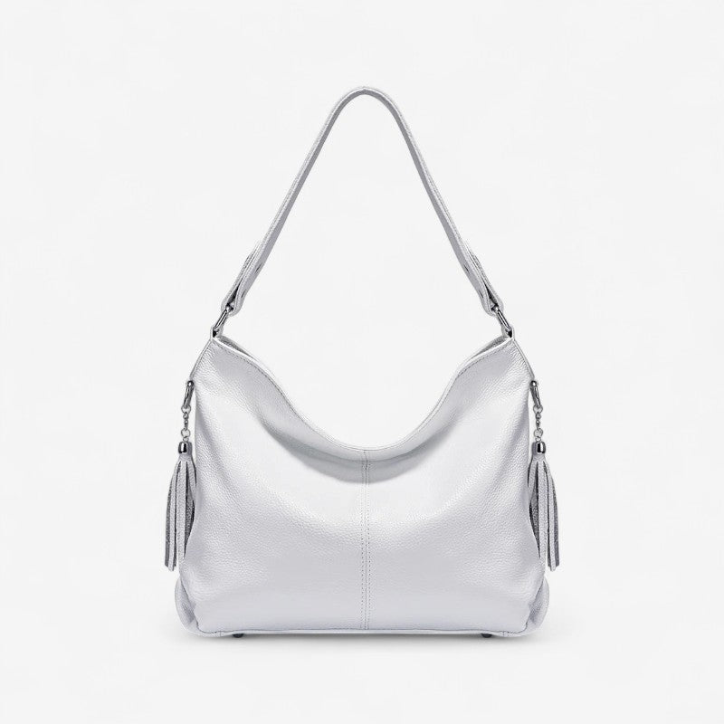 Marie – Schoudertas met verstelbare riemen en kwastontwerp