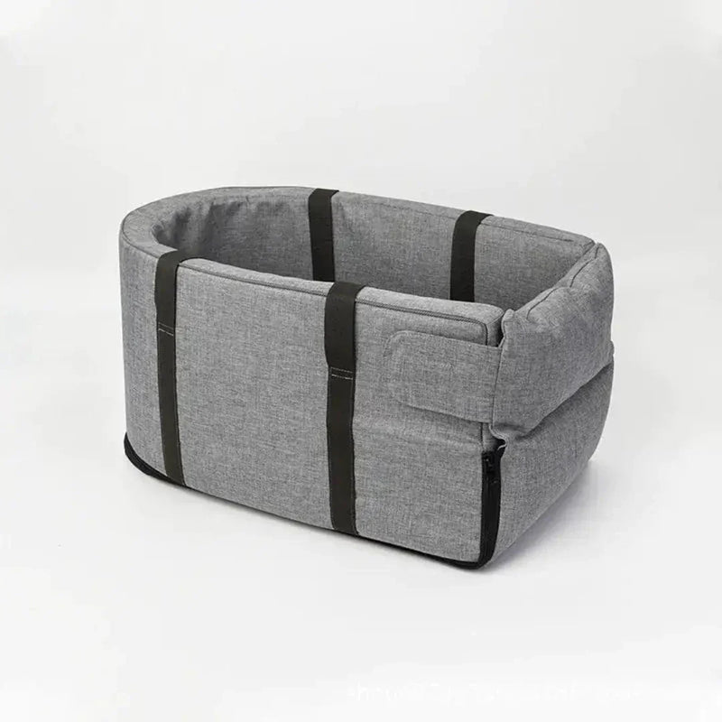 PawNest - Autostoel voor huisdieren met een veilig verhoogd ontwerp en comfortabele vulling voor veilige reizen