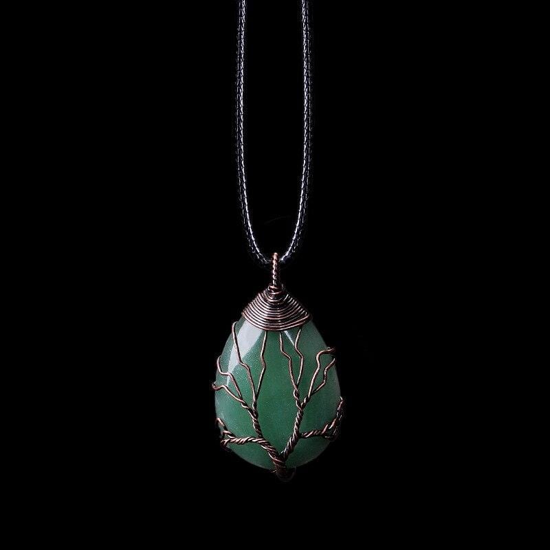 Seraphina – Boom wrap fruppel hanger ketting met vloeiende vorm en symbolische charme