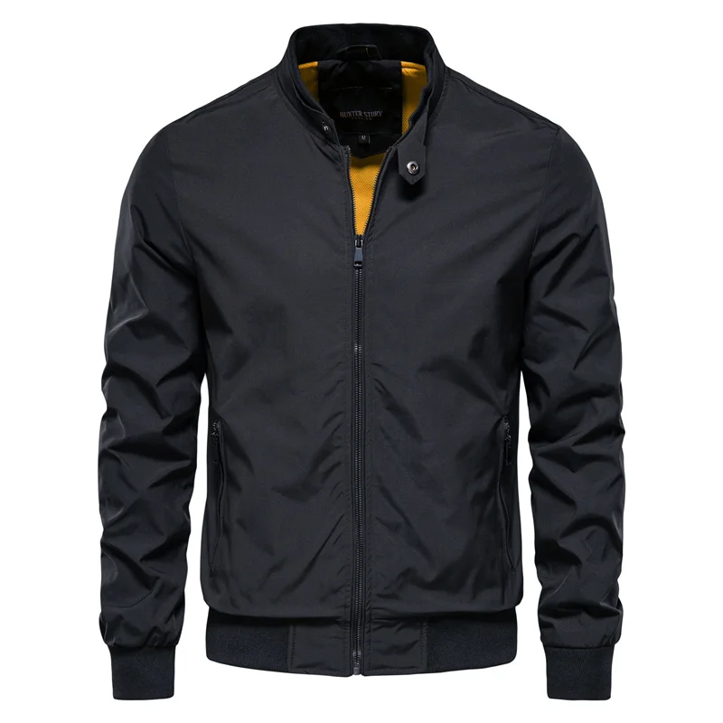 Jake – Moderne zip-up jas met lange mouwen