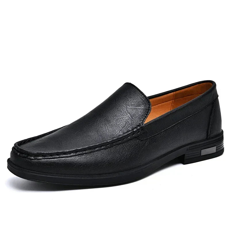 BlissShine - Comfortabele Leren Heren Schoenen