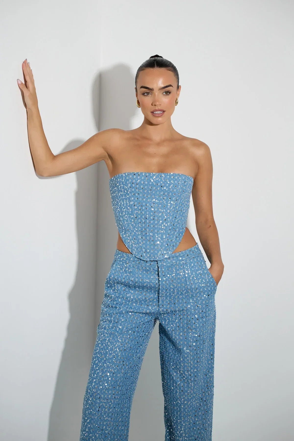 Hailey - Tweedelige Set met Strapless Topje