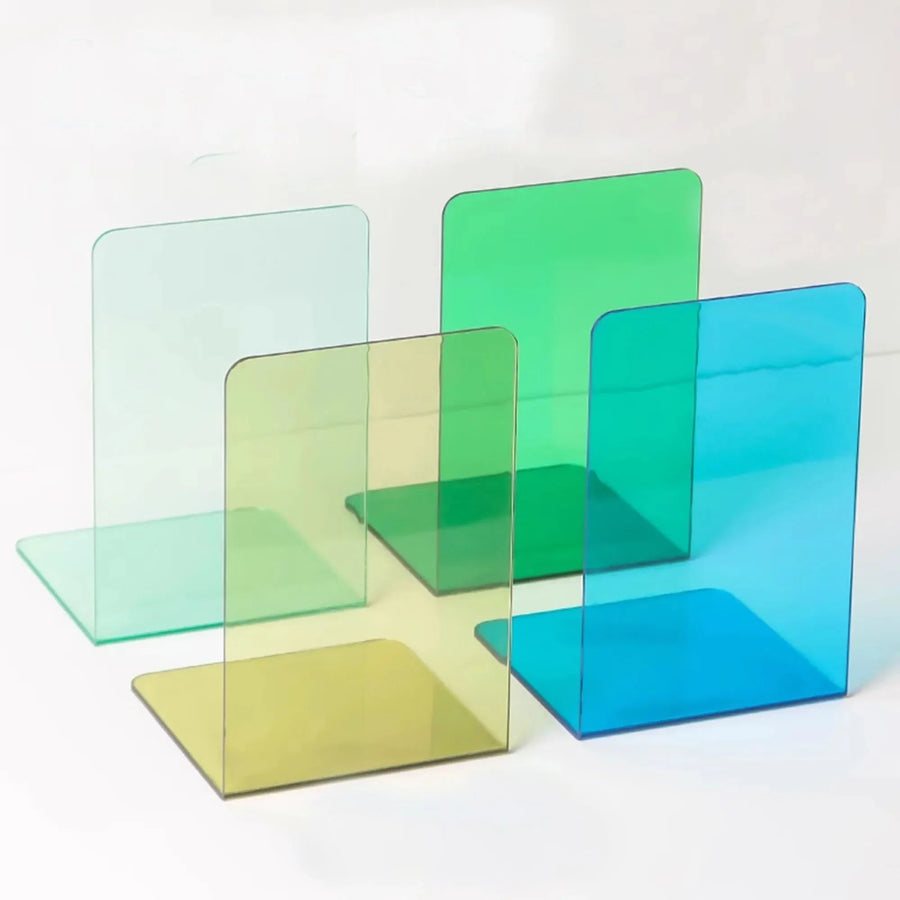 PureStack - Lichtgewicht en duurzame boekensteunen van acryl voor een minimalistisch ontwerp