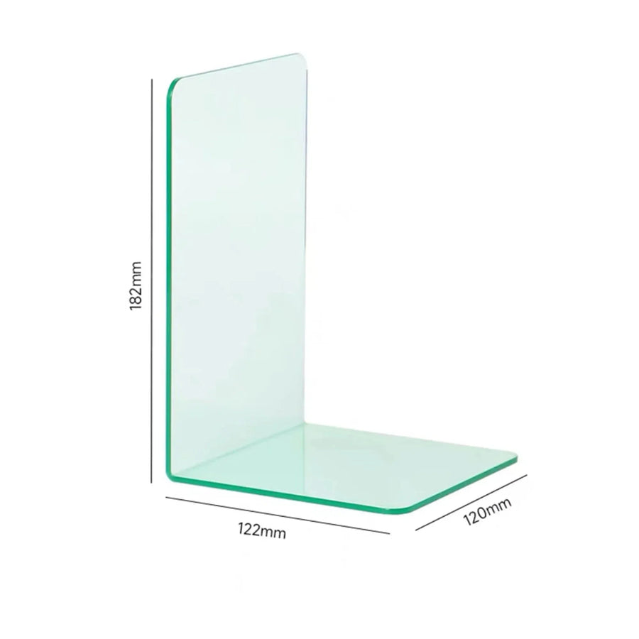 PureStack - Lichtgewicht en duurzame boekensteunen van acryl voor een minimalistisch ontwerp