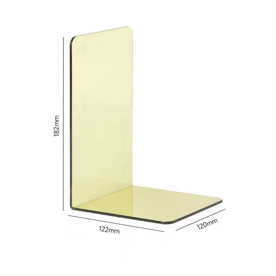 PureStack - Lichtgewicht en duurzame boekensteunen van acryl voor een minimalistisch ontwerp