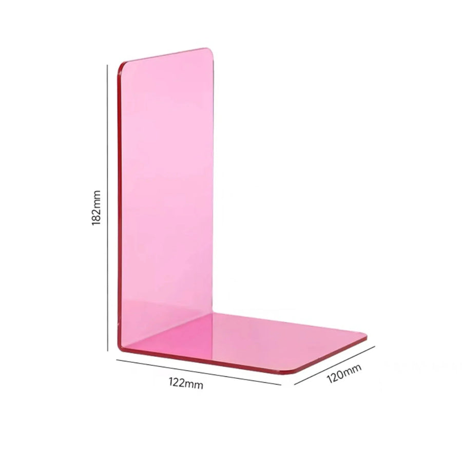 PureStack - Lichtgewicht en duurzame boekensteunen van acryl voor een minimalistisch ontwerp