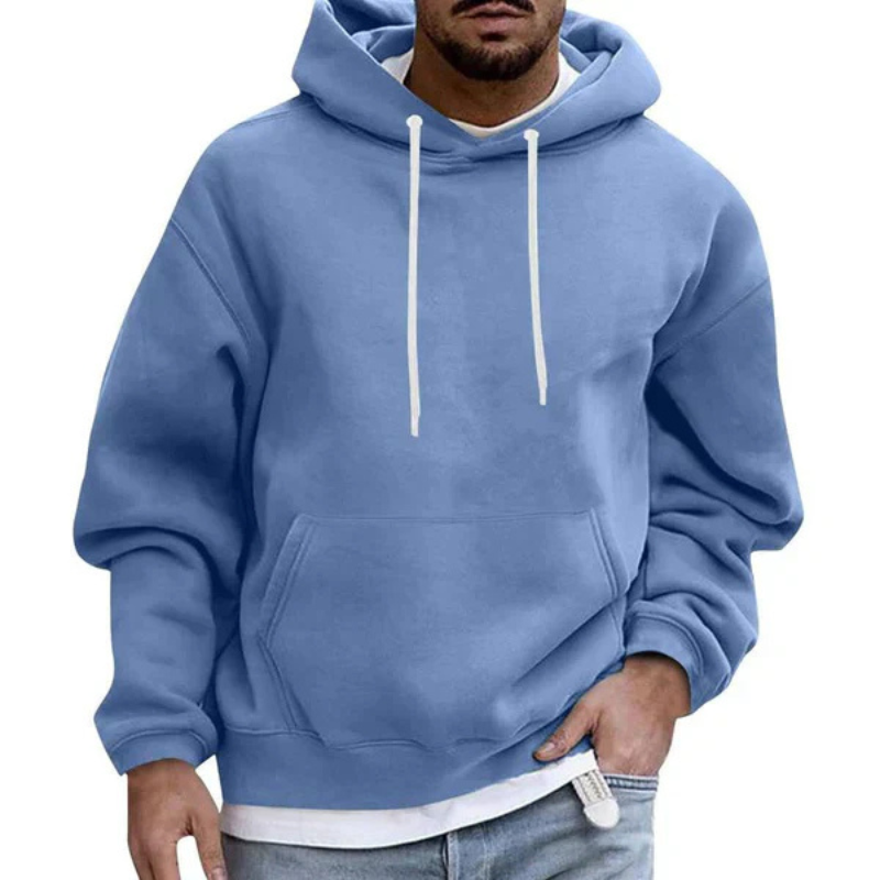 Stefan -  Relaxte oversized hoodie met praktische zakken