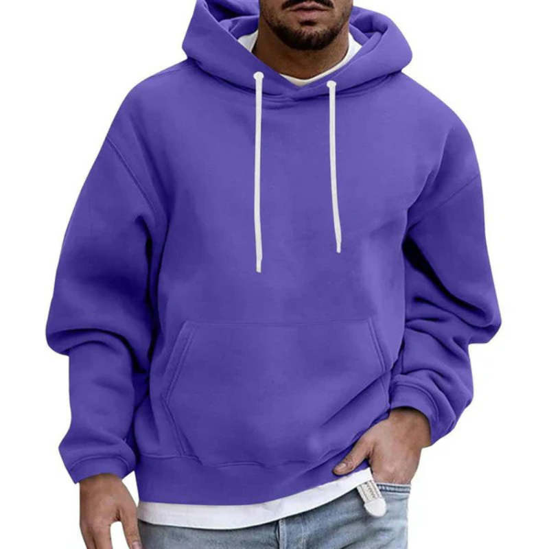 Stefan -  Relaxte oversized hoodie met praktische zakken