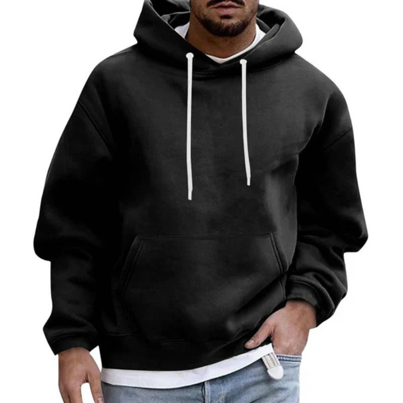 Stefan -  Relaxte oversized hoodie met praktische zakken