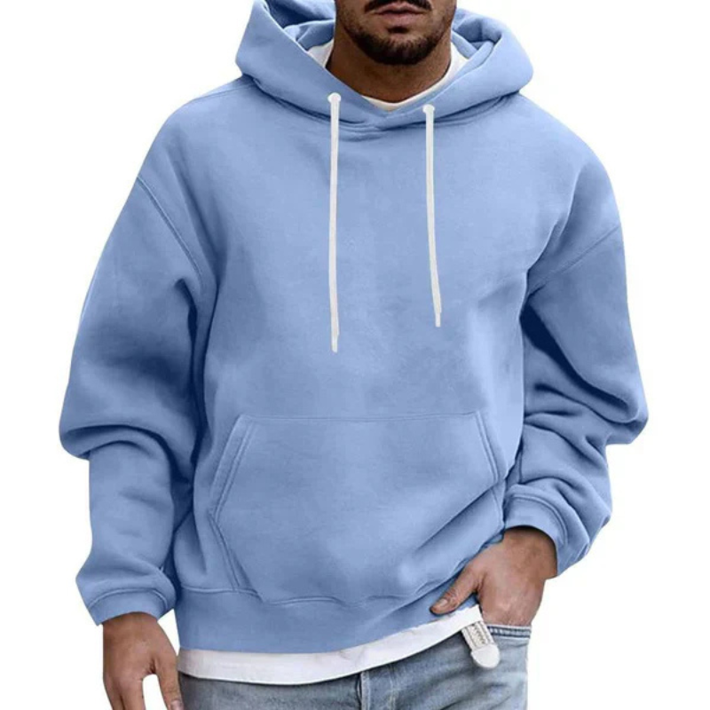 Stefan -  Relaxte oversized hoodie met praktische zakken