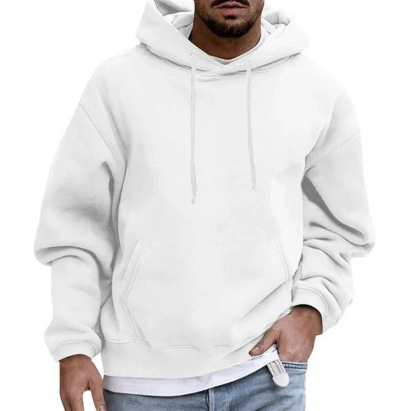 Stefan -  Relaxte oversized hoodie met praktische zakken
