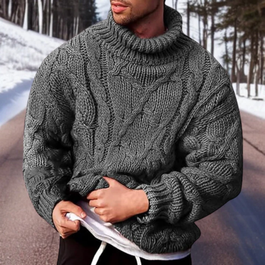 Rafael - Comfortabele coltrui met gebreid structuurdesign