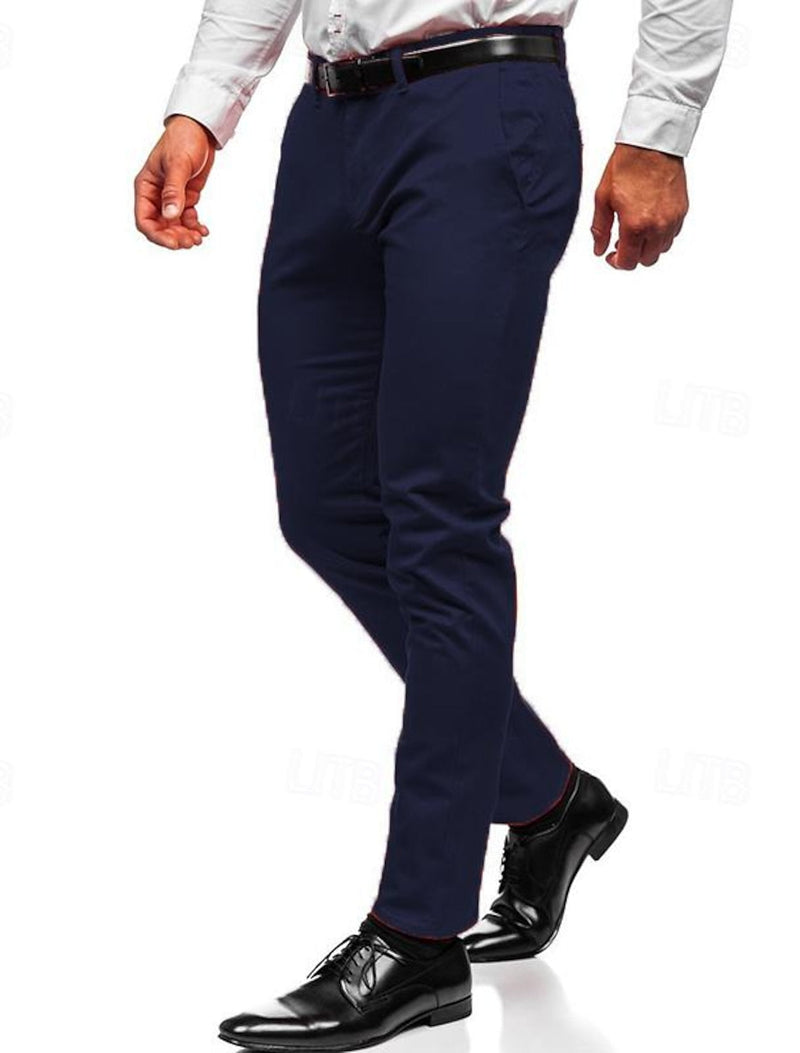 Ryan – Moderne Slim-Fit Broek met Zijzakken