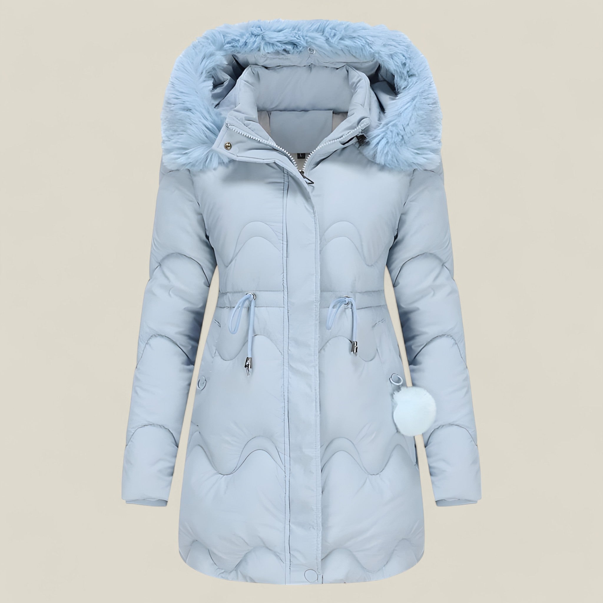 Scarlett - Winterjas met slanke pasvorm, geïsoleerde capuchon en functionele zakken