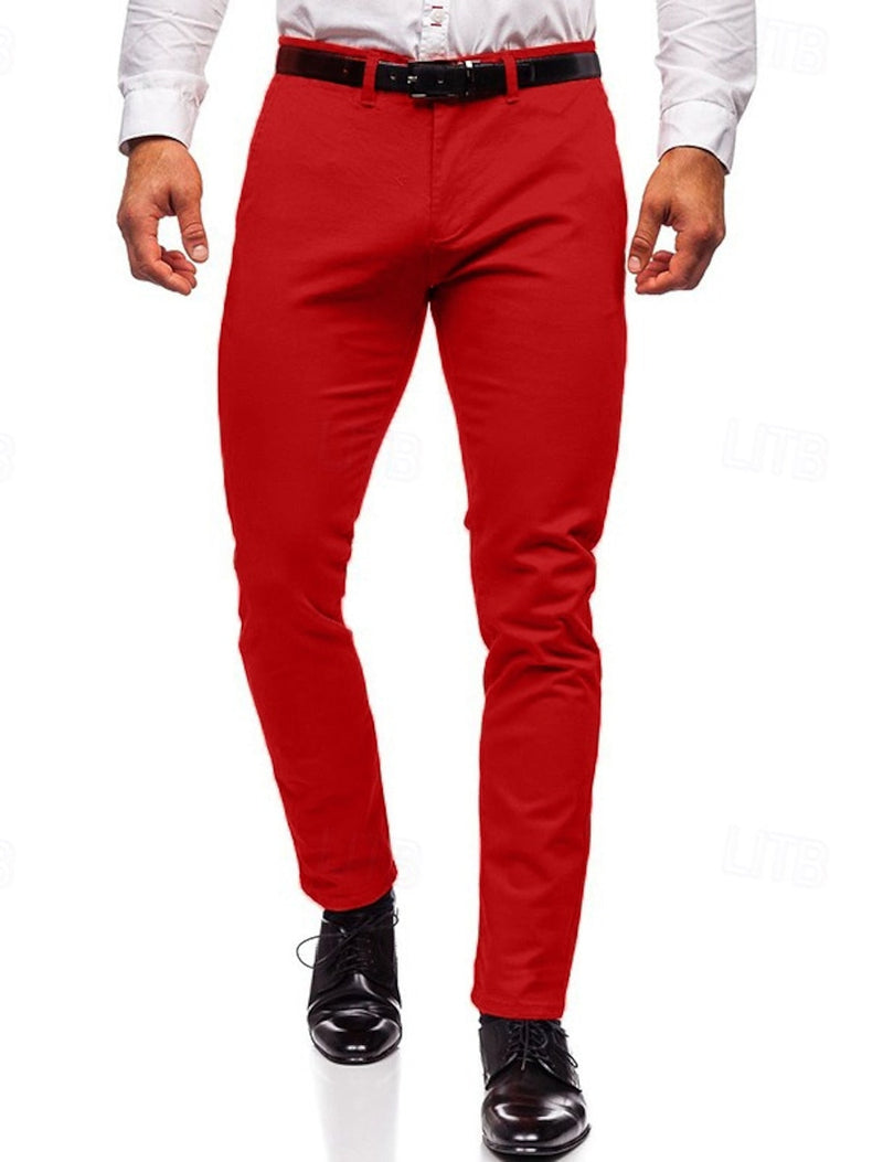 Ryan – Moderne Slim-Fit Broek met Zijzakken