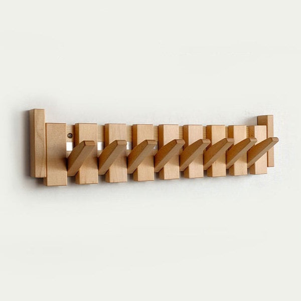 ToneRack - Piano Key Wandkapstok met intrekbare haken