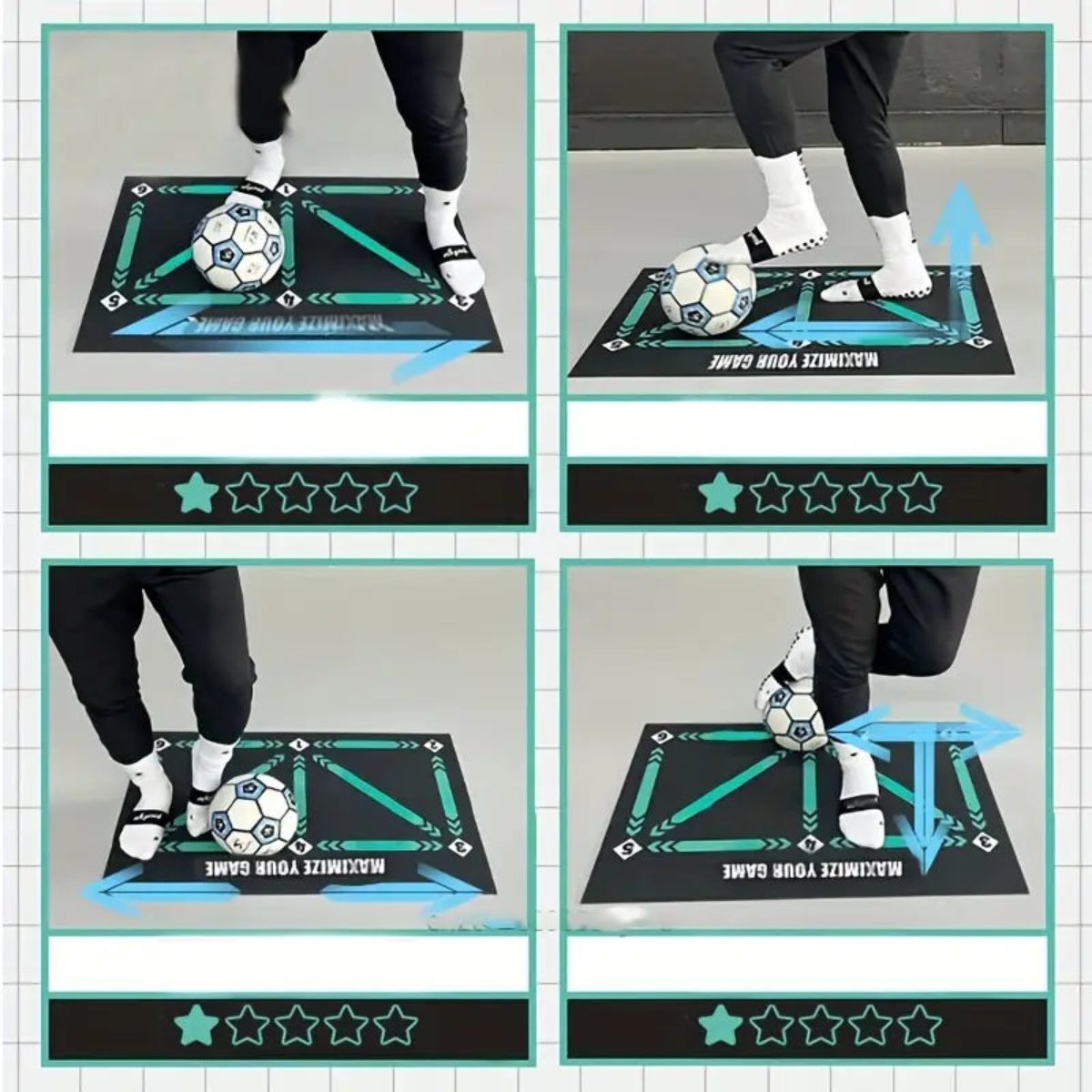 MasterTrack - Duurzame vaardigheidsmat voor intensieve voetbaltraining