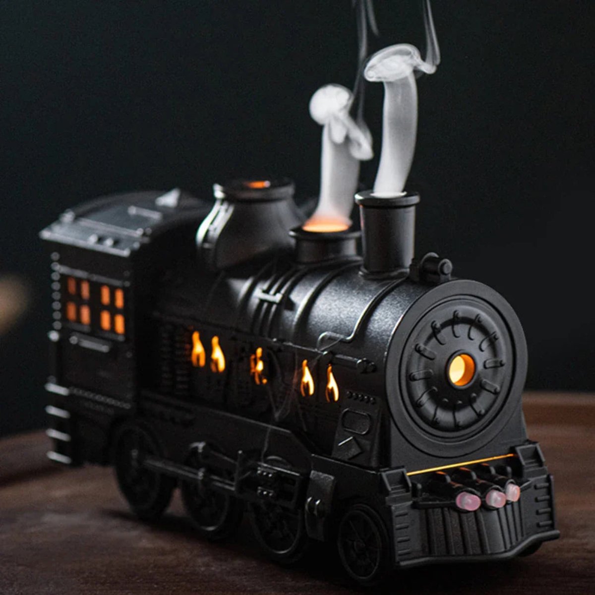 RailMate - Aromatherapie diffuser in de vorm van een trein met verlichting en afstandsbediening