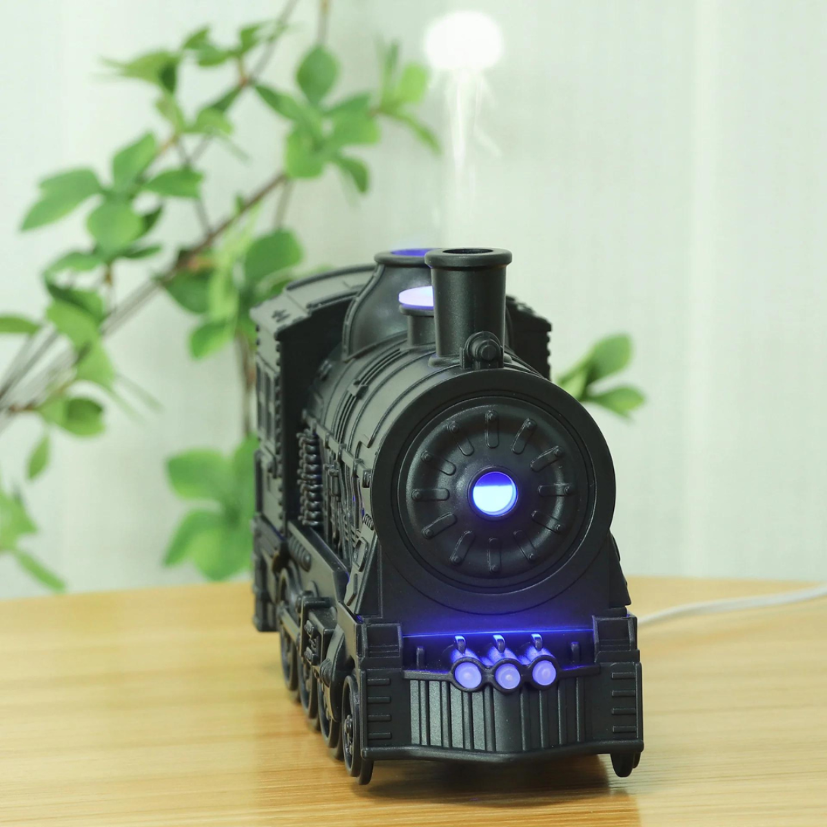 RailMate - Aromatherapie diffuser in de vorm van een trein met verlichting en afstandsbediening