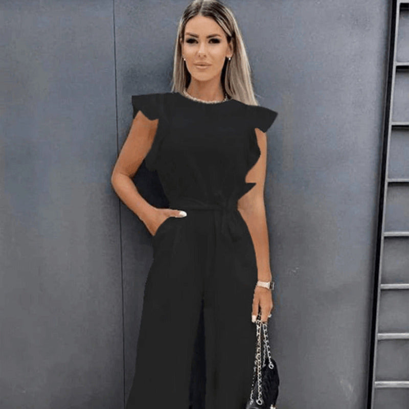 Corisande - Stijlvolle Zomer Jumpsuit met Losse Pasvorm voor Dames-1