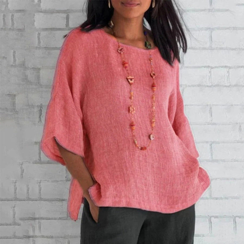Variant image for Jeanne - Stijlvol Elegant Zomer Shirt met Uniek Ontwerp voor Dames-1