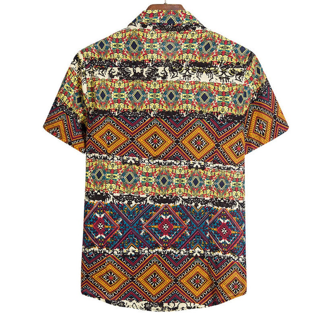 Jaroslav - Elegant Vintage Korte Mouw Poloshirt Heren-1