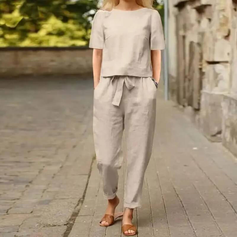 Variant image for Ottilie - Comfortabele Casual Twinset met Trendy Design-1