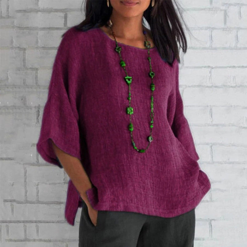 Variant image for Jeanne - Stijlvol Elegant Zomer Shirt met Uniek Ontwerp voor Dames-16
