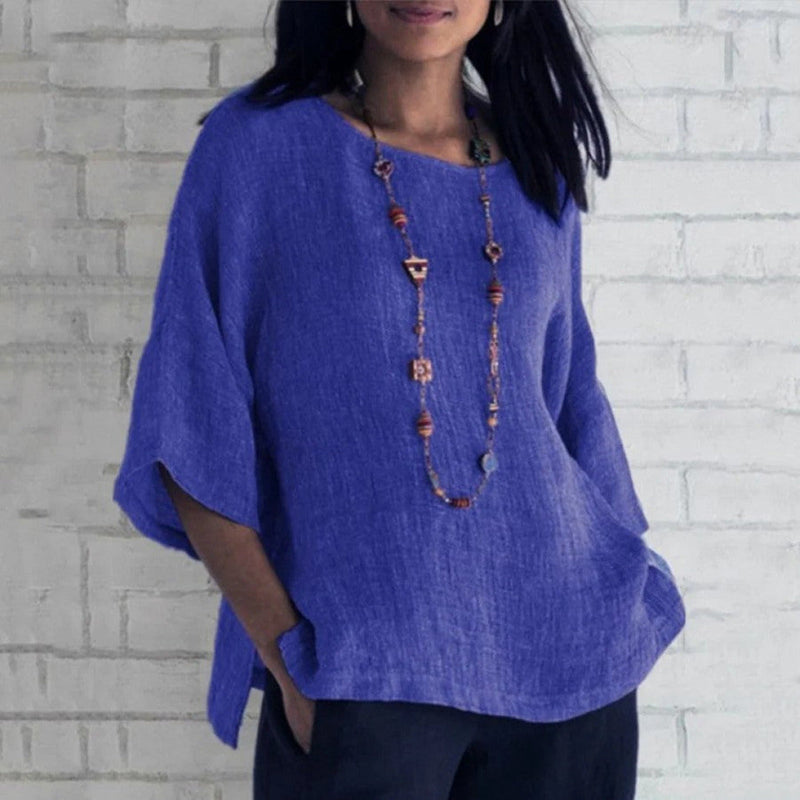 Variant image for Jeanne - Stijlvol Elegant Zomer Shirt met Uniek Ontwerp voor Dames-23