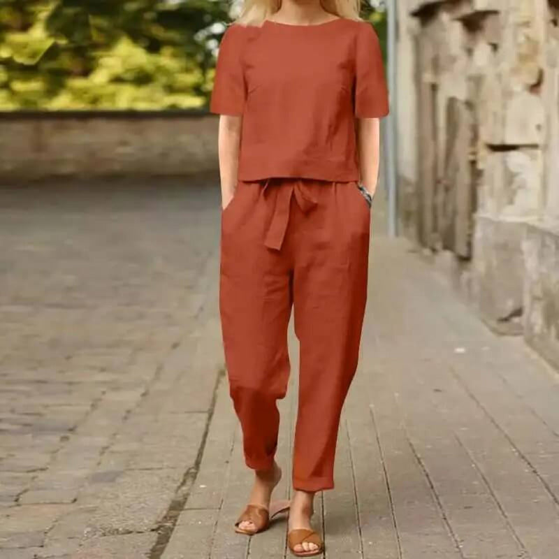 Variant image for Ottilie - Comfortabele Casual Twinset met Trendy Design-22