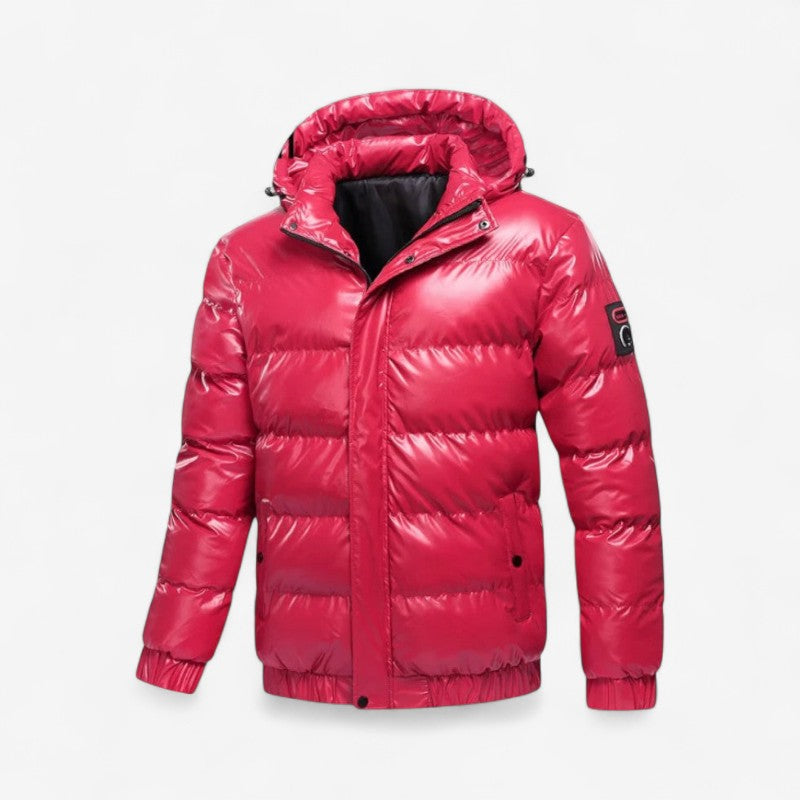 Jameson – Lange Mouw Gewatteerde Jas met Capuchon en Zijzakken