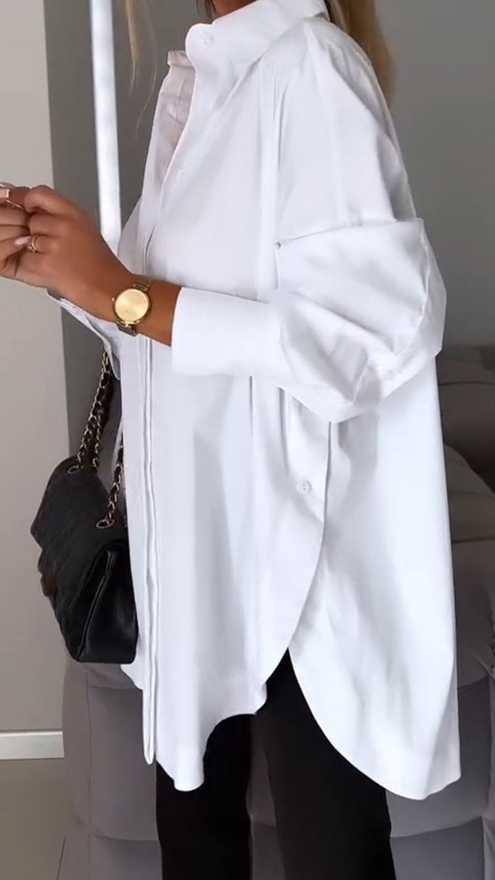 FashionGrove™ - Overhemd met split
