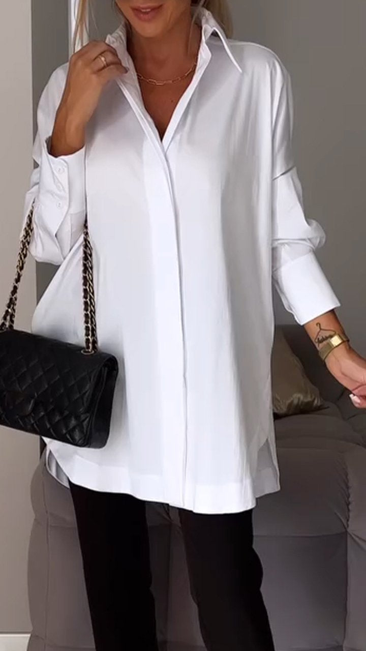 FashionGrove™ - Overhemd met split
