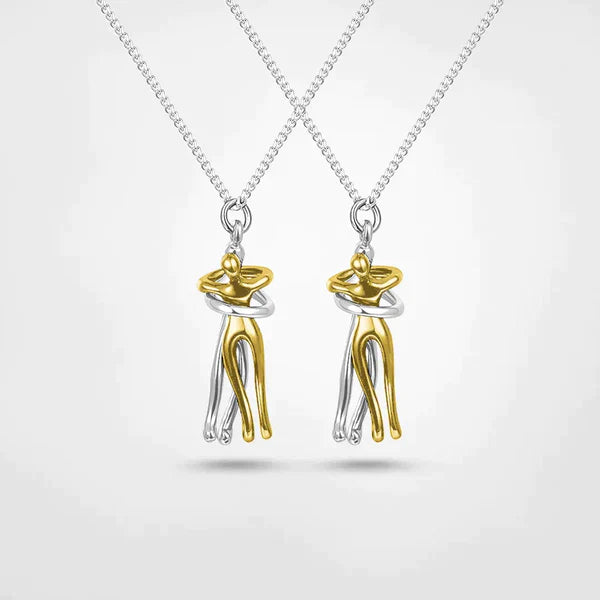 HugNeck – Elegante roestvrijstalen knuffelketting die eeuwige liefde en genegenheid symboliseert