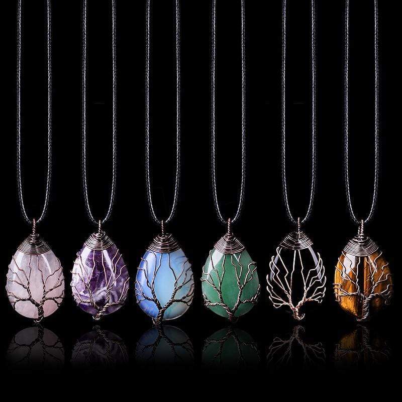 Seraphina – Boom wrap fruppel hanger ketting met vloeiende vorm en symbolische charme