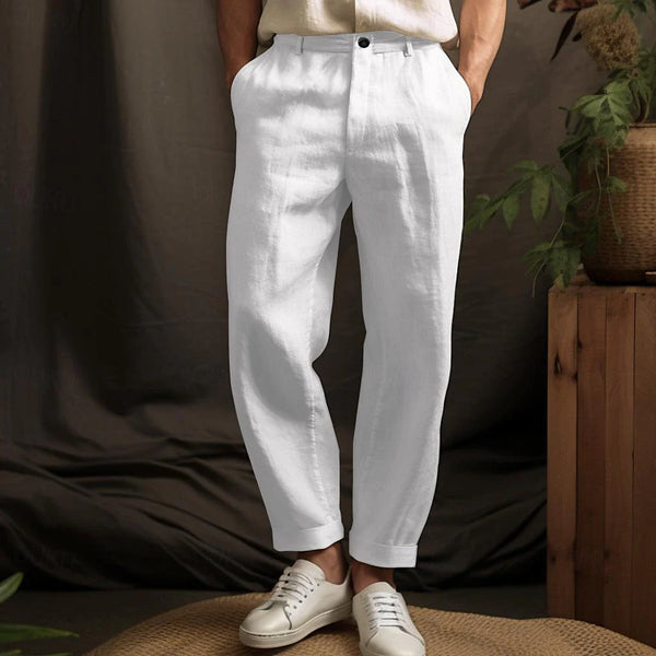 CottonChic™ - Heren Linnen ZomerBroek