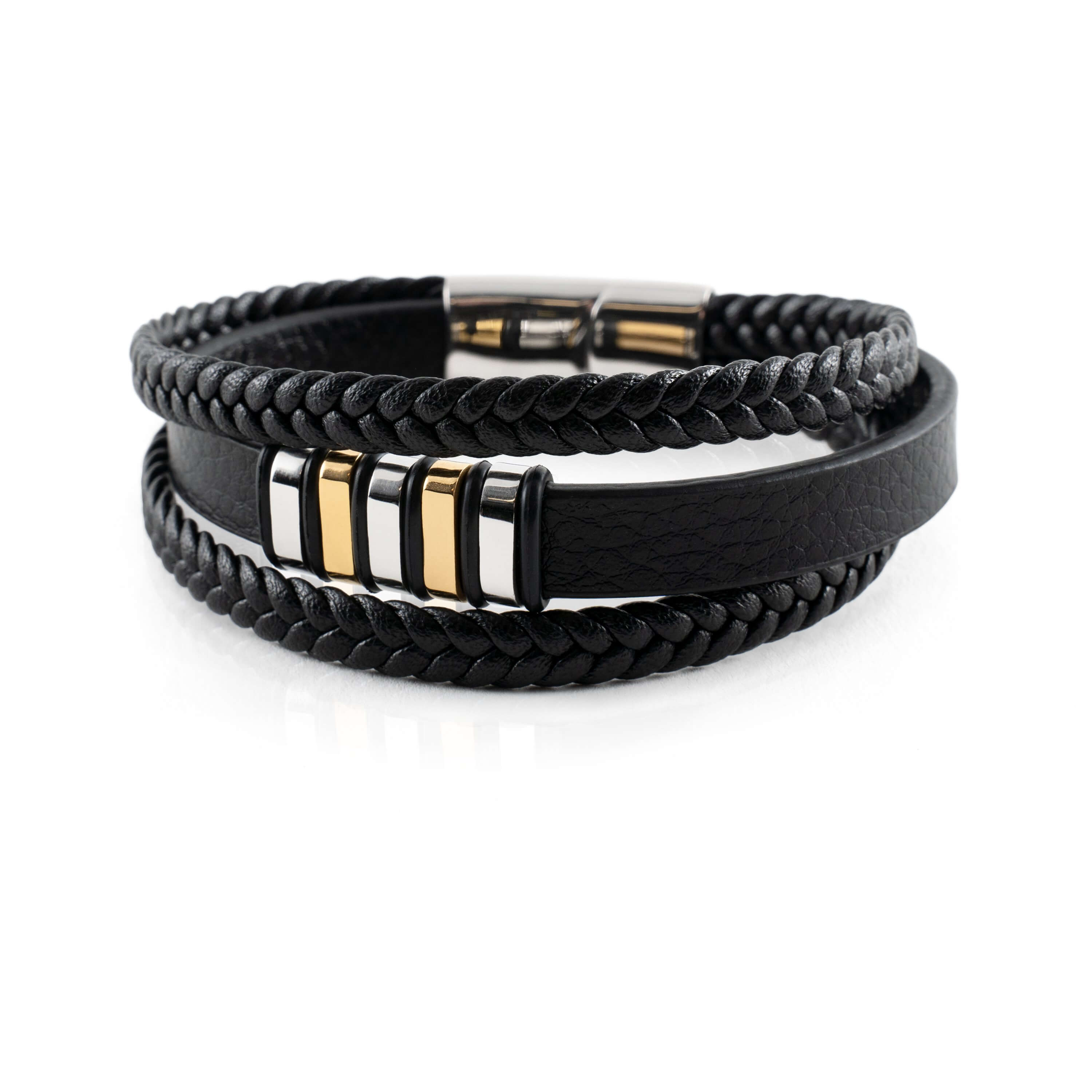 Logan - Slanke herenarmband met magnetische sluiting