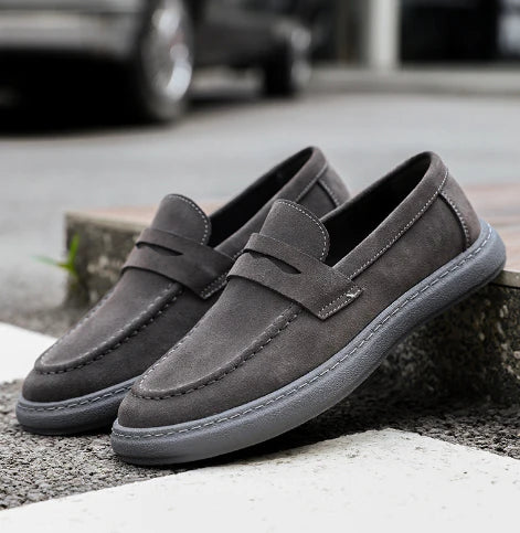 Joey - Klassieke Loafers met Gewatteerde Zool en Slip On Design