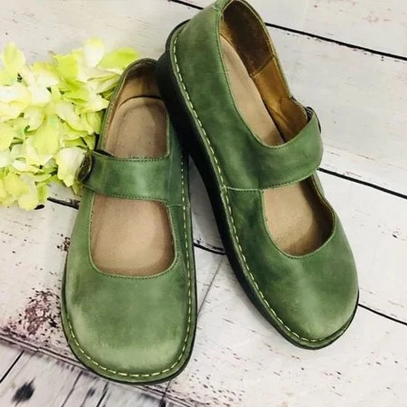 Isla – Klassieke Mary Jane-schoenen met ronde neus en verstelbare band