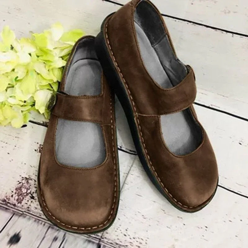 Isla – Klassieke Mary Jane-schoenen met ronde neus en verstelbare band