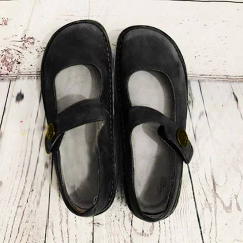 Isla – Klassieke Mary Jane-schoenen met ronde neus en verstelbare band
