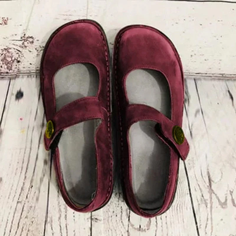Isla – Klassieke Mary Jane-schoenen met ronde neus en verstelbare band