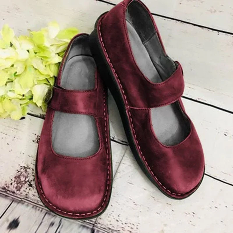 Isla – Klassieke Mary Jane-schoenen met ronde neus en verstelbare band