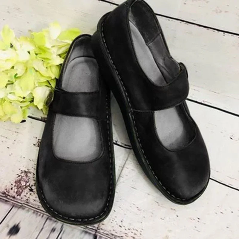 Isla – Klassieke Mary Jane-schoenen met ronde neus en verstelbare band