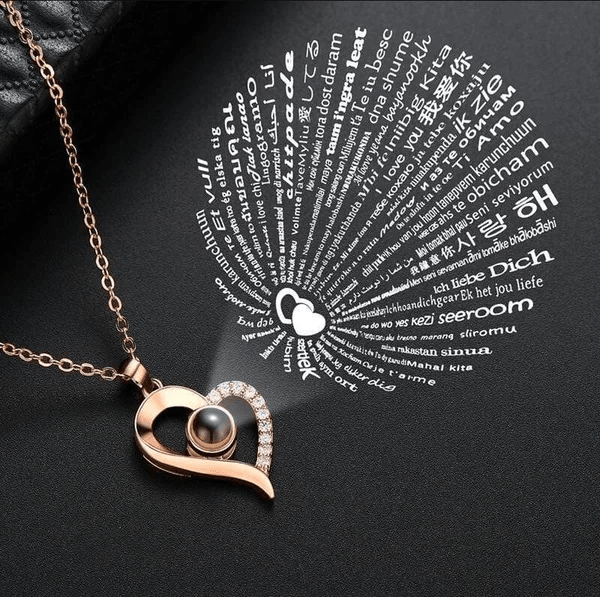 HeartGlow - Gepersonaliseerde "I Love You" hanger met unieke projectiefunctie