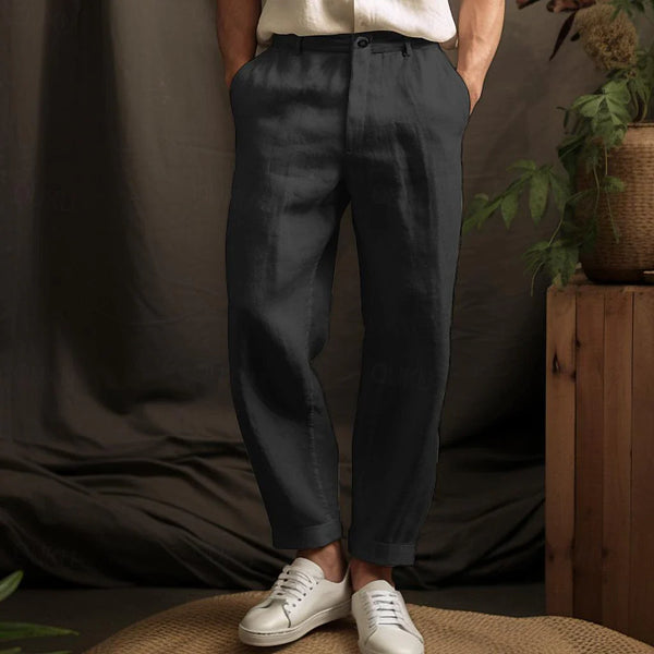 CottonChic™ - Heren Linnen ZomerBroek