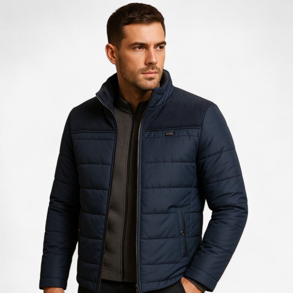 Aiden – Fleece Jas met Lange Mouwen en Opstaande Kraag