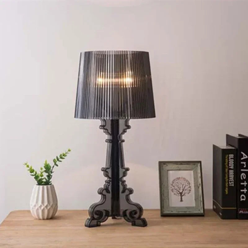 RegalGlow - Luxe afgewerkte Bourgie tafellamp met sfeerlicht